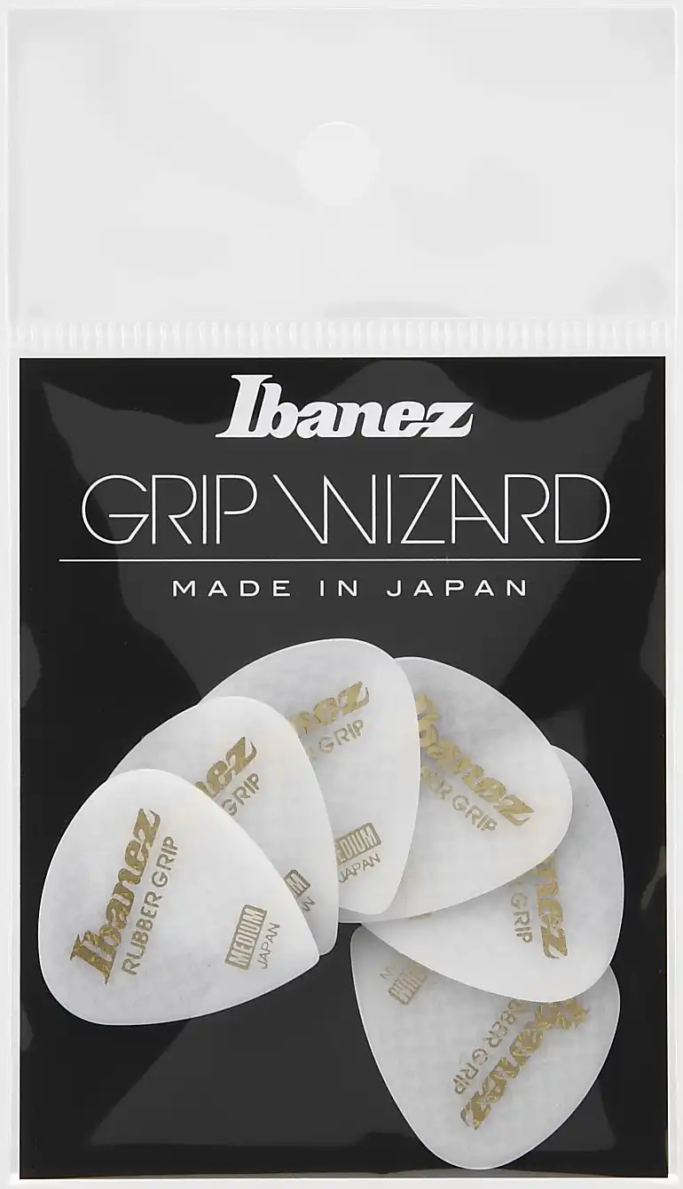 Ibanez Rubber Grip Wizard 6 Stück medium white